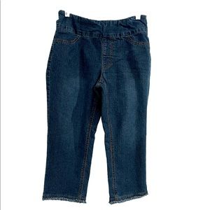 Soft Surroundings denim capris. Size SP